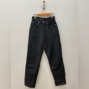 Manager High Waisted Jeans in Charcoal Grey
